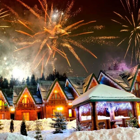 Встречаем Новый год на базе отдыха!